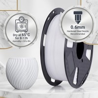 Filament d'imprimante 3D PETG Marbre 1,75 mm 1 kg Texture de pierre réaliste Faible rétrécissement Matériau d'impression FDM Modèles Artisanat 220°C