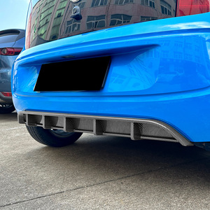 Spoiler de pare-chocs arrière Amp-Z en fibre de carbone, finition mate, pour Volkswagen VW UP 2011-2015, style tuning - Product Image 3