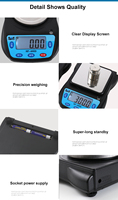 Balance de cuisine numérique multifonctionnelle SF400d, haute précision, 600g/0.01g, 3kg/0.1g, prend en charge plusieurs unités de mesure