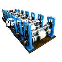 Machine de formage de profilés à grande vitesse entièrement automatique de type chenillé pour la fabrication de canaux hydroponiques NFT et de bacs de culture