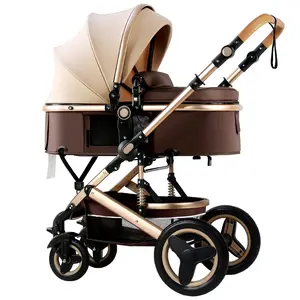 Wholesale High Landscape Travel Lightweight Portable Foldable Pushchair Carriages Baby Stroller