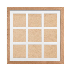 Úc Bán hàng nóng thanh lịch Victorian tro sồi tự nhiên vuông cắt dán gỗ khung ảnh - Product Image 1