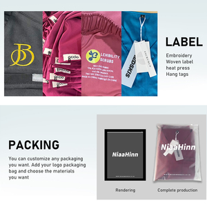 Divise Mediche di Alta Qualità, Tute Dritte con Lacci in Vita Colorati, Uniformi Ospedaliere per Infermiere - Product Image 6