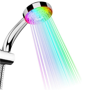 <span class=keywords><strong>Pommeau</strong></span> de <span class=keywords><strong>douche</strong></span> automatique à détection de 7 couleurs changeantes pour salle de bain, <span class=keywords><strong>pommeau</strong></span> de <span class=keywords><strong>douche</strong></span> à lumière LED avec changement de couleur - Product Image 1