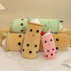 Dễ thương mới hình trái cây trà sữa cốc đồ chơi sang trọng thêu gối ngủ cho phụ nữ giảm căng thẳng cho sinh nhật hoặc quà tặng sự kiện - Product Image 3