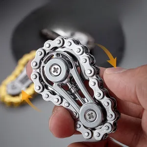 Otros juguetes de exterior: Juguetes metálicos antiestrés con cadena, engranajes, dientes, volante y piñón, cadena oscilante - Product Image 2