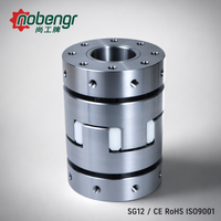 Acoplador de Expansión de Acero de Alto Torque con Disco Termocontraíble de TPU Blanco, Sin Holgura, Transmisión Grande para Servo, Husillo CNC, Tornillo de Bolas y Motor Paso a Paso
