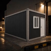 Appartement Modulaire Préfabriqué de Luxe, Norme Européenne, Conteneur en Acier, Maison Hôtelière Entièrement Équipée, Mini-Maison Mobile