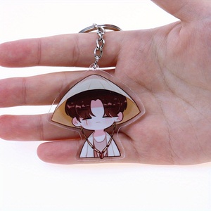 Wholesale Double-Sided Acrylic Keychains with Full Color Printing Plastic Crafts Highlighting High Quality