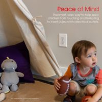 Couvertures de prise de sécurité pour enfants en ABS Nouveau style Housse de protection à l'épreuve des enfants pour prises et prises de courant pour bébé