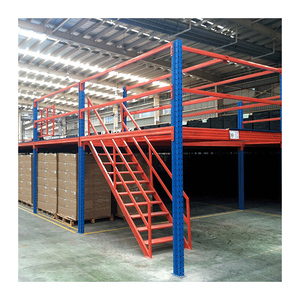 Piano mezzanino resistente con capacità di carico Multi-ton, progettato per supportare scaffalature e attrezzature per <span class=keywords><strong>Pallet</strong></span> industriali - Product Image 3