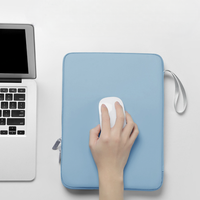 Étui pour tablette en cuir PU souple et durable haut de gamme, grande capacité, protection antichoc pour ordinateur portable et doublure intérieure portable