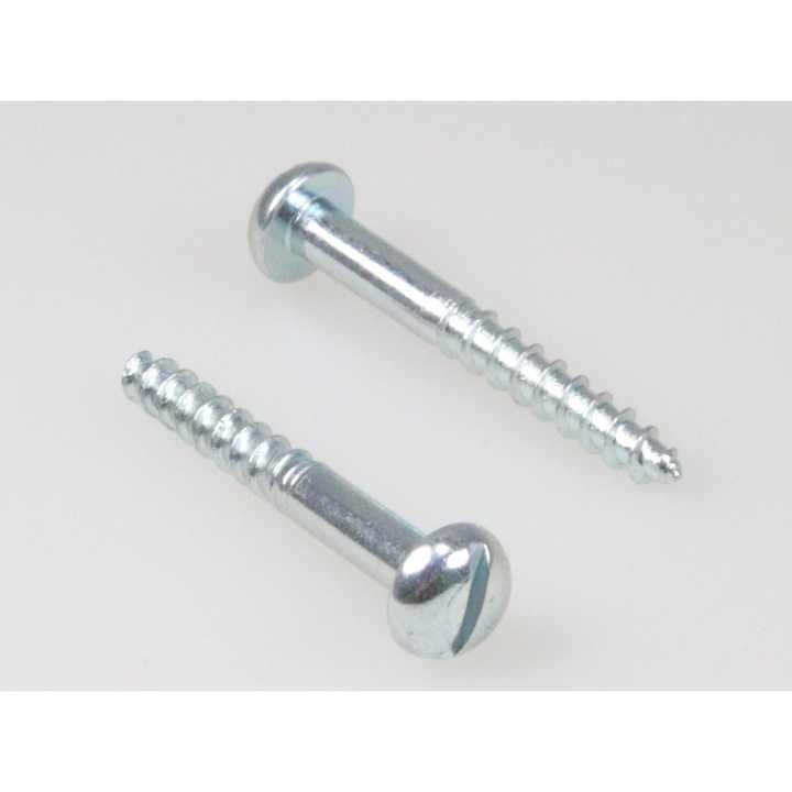DIN 96 round Head Wood Screws 40mm Length C1022 Material Zinc Plated and Black Oxide Finish M3.5 Thread Size Pan Head Type