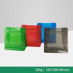 Bolsa para Granos de Café con Fondo Plano y Sellado de 8 Lados, Impresión Personalizada, Bolsa Transparente Colorida con Válvula y Cierre, MOQ Bajo - Product Image 4