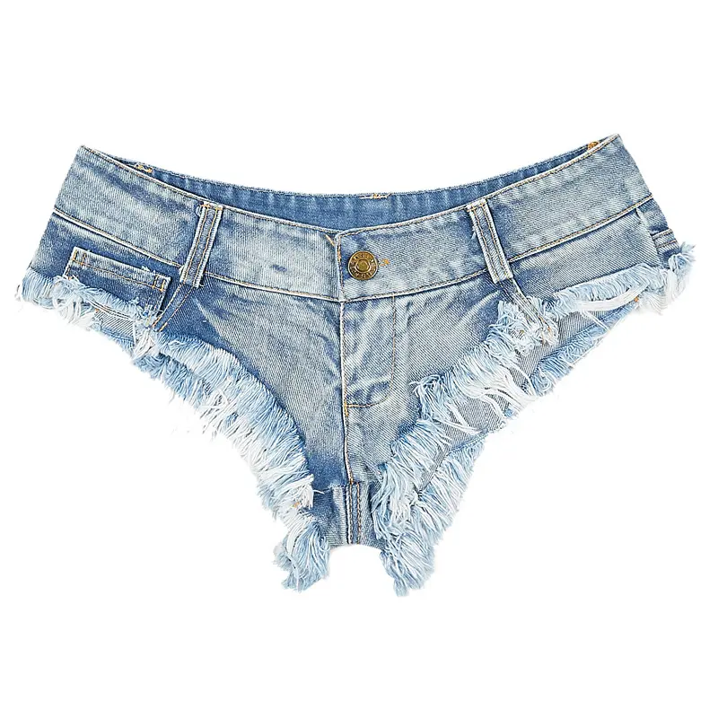 Sexy Vintage women Skinny Mini Jeans Booty Shorts Cute Bikini Denim Short Hot Vestidos Nightclub Party Bikini Bottom jeans