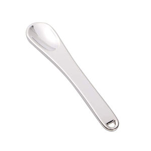 Spatola Cosmetica di Lusso in Metallo con Logo Personalizzato, Mini Cucchiaio per Massaggio Occhi in Zinco Anti-età Jingwang WS19001 - Product Image 6