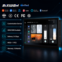 SIXWGH Panel de Control Inteligente Multifunción de 10.1 Pulgadas con Pantalla Táctil, Sistema Operativo Android, Tuya Wi-Fi/Zigbee Gateway, Control por Aplicación, Hub de Uso Universal