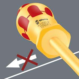 WERA - 05051575001 VDE <b>screwdriver</b> set (6 pcs.) - EAN 4013288222381 1000V INSULATED <b>SCREWDRIVERS</b> INSULATED <b>SCREWDRIVERS</b> SETS - Product Image 4