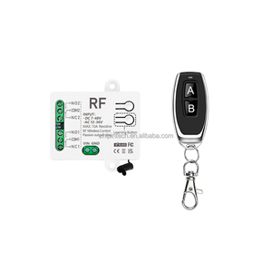 Interruttore Telecomandato Wireless ZP RF 433.92MHz DC/AC 12V-48V 2CH LED per Porte Elettriche e Domotica con Portata di 50m - Product Image 1
