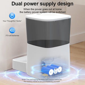 Distributeur automatique intelligent pour <span class=keywords><strong>animaux</strong></span> <span class=keywords><strong>de</strong></span> <span class=keywords><strong>compagnie</strong></span> avec alimentation programmée, contrôle <span class=keywords><strong>à</strong></span> distance par application, double alimentation, matériaux sûrs pour les aliments, pour chats et chiens - Product Image 5