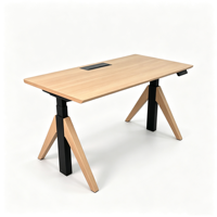 Bureau d'ordinateur réglable en hauteur, table de bureau électrique, poste de travail gaming assis-debout avec cadre de levage à double moteur et mémoire