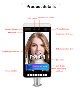 HOT Sale Face Recognition Camera System Terminal Biometric <strong>Access</strong> <strong>Control</strong> Products Face Recognition <strong>Time</strong> <strong>Attendants</strong> - Product Image 3