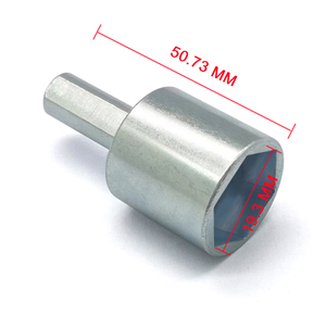 Adaptateur de perceuse à vis sans fin pour vérin à ciseaux de camping-car en acier robuste, adaptateur de vérin à entraînement hexagonal de 3/4 po compatible avec les perceuses électriques de 3/8 po et 1/2 po JX24025 - Product Image 6