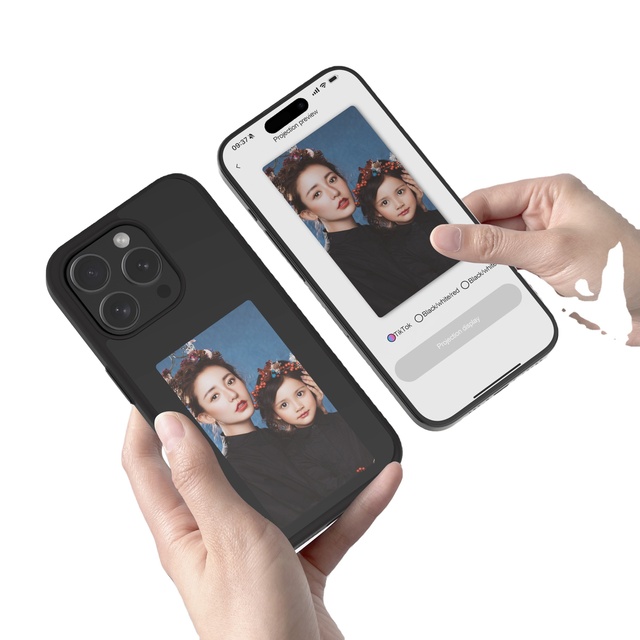 Ready Stock DIY Display Imaging Smart Ink Phone Case Compatible with for iPhone 15 Pro Max AI Cell Phone Accessory