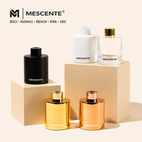Bouteille diffuseur à roseaux en verre vide doré électrolytique de 5 oz avec boîte, en gros et en stock chez Mescente
