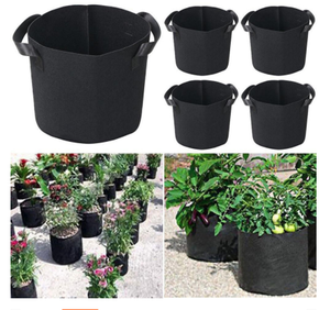 Fabbrica all'<span class=keywords><strong>ingrosso</strong></span> biodegradabile giardino tessuto pianta coltivare borsa 12-34 gallone con manici di Design moderno - Product Image 6