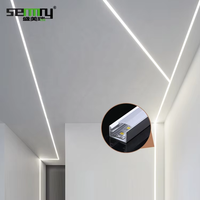 Vente chaude 30mm * 30mm LED profilé en aluminium coin LED éclairage d'armoire de Surface pour la décoration coupe et services de traitement de courbure
