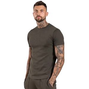 NOVEDAD DE VERANO 2024, camiseta informal de algodón de manga corta de gran tamaño para gimnasio, culturismo, Fitness, correr, calle en blanco - Product Image 1