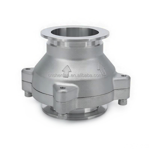 Vanne à vide <span class=keywords><strong>KF</strong></span>/NW25 en acier inoxydable 304, interface de vanne de retenue, joint en PTFE, vanne de retenue verticale en acier inoxydable pour vide - Product Image 4