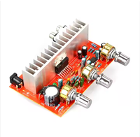TDA7377 Amplificateur audio Carte d'alimentation stéréo 2.0 ch 40w + 40w RCA Treble Bass Réglable TDA7377