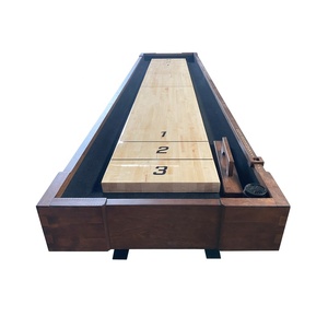 Nhà Máy Tùy Chỉnh Bán Buôn <span class=keywords><strong>Shuffleboard</strong></span> Bảng Bao Gồm Pucks Và Bàn Chải Gỗ - Product Image 2