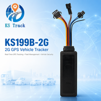 Rastreador GPS GSM 2G Keson KS199B con Corte Remoto de Motor, Relé SOS, Micrófono de Voz, BDS para Coche, Camión, Motocicleta, Flota, OEM, Venta al por Mayor, Compatible con PC