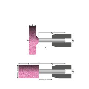 ABRA BETA - AB000900135 Ruedas de vástago cilíndricas para acero (paquete múltiple)-EAN 8020935800409 ABRASIVES - Product Image 1