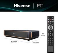 Proyector Láser Hisense PT1 Versión Global 4K UST TriChroma, 2500 Lúmenes ANSI, Distancia de Proyección 0.2:1, Cine en Casa, Proyector Inteligente