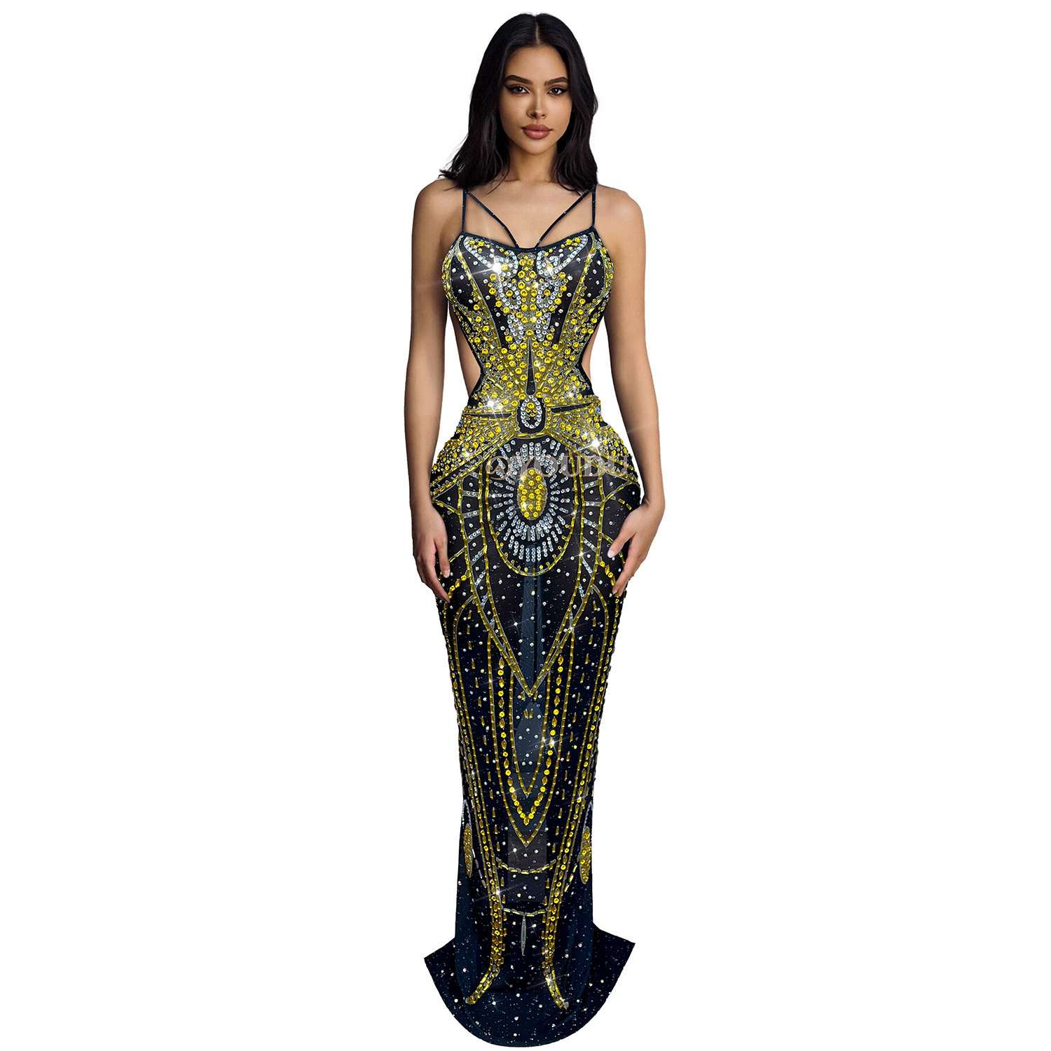 slim fit dress slacks Sparkly Black and Gold Glitter Prom Dresses Ball Gown, Off the Shoulde