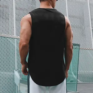 เสื้อกล้ามสำหรับผู้ชาย,เสื้อสายเดี่ยวใส่ออกกำลังกายสร้างกล้ามเนื้อฟิตเนสเล่นยิมกำหนดได้เอง