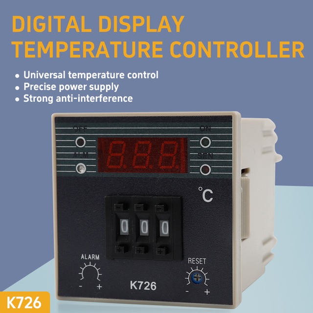 SNTOOM K726 Plastic Digital Display Temperature Controller for Industrial Use