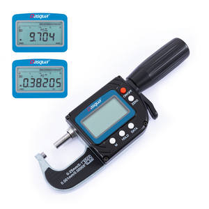 For High Quality 0-25mm 0.002mm Accuracy 0.001mm Adjustable Resolution Stainless Steel Digital Outside <b>Micrometer</b> 4105-0005 Digi - Product Image 1