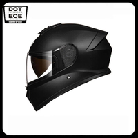 Casque de moto modulaire rabattable intégral, coque robuste en ABS, système de visière à double lentille, respirant, sécurité, adulte, cyclisme urbain