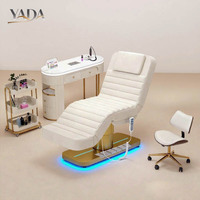Table de massage portable électrique, lit de beauté, table de soin pour salon, lit de spa facial et capillaire, lit de traitement électrique pour cils, pour salon