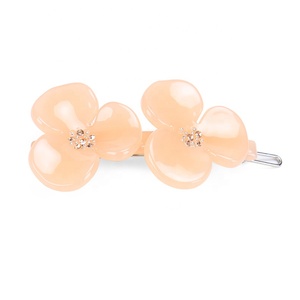Épingle à <span class=keywords><strong>cheveux</strong></span> Bunea Fashion à double <span class=keywords><strong>fleur</strong></span> en acétate, épingle à <span class=keywords><strong>cheveux</strong></span> en acétate bleu pour femmes - Product Image 5