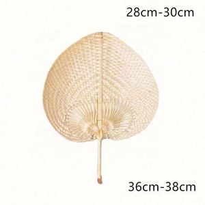 Éventail artisanal en bambou naturel écologique et feuille de palmier, disponible en plusieurs couleurs, idéal pour offrir en cadeau - Vente en gros - Product Image 2
