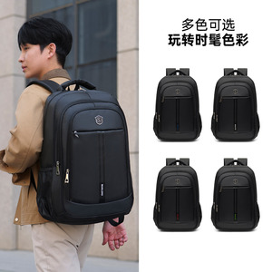 Cross Border Backpack Business Travel Bag 20-35L Waterproof Interior Zipper Pocket Men's Backpacks - Product Image 4