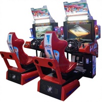Simulateur de course automobile, borne d'arcade à pièces, console de jeu vidéo, moto, centre de course, console de course, arcade vidéo de vitesse