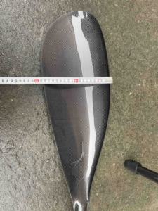 Bracas de 2 piezas, virola ligera, paleta de Kayak de fibra de carbono con hoja de ala, ajustador de 10cm - Product Image 4