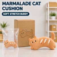 Coussin en peluche chat personnalisé, directement de l'usine, en coton ultra doux, unisexe, pour fêtes, OEM/ODM, marque privée, vente en gros